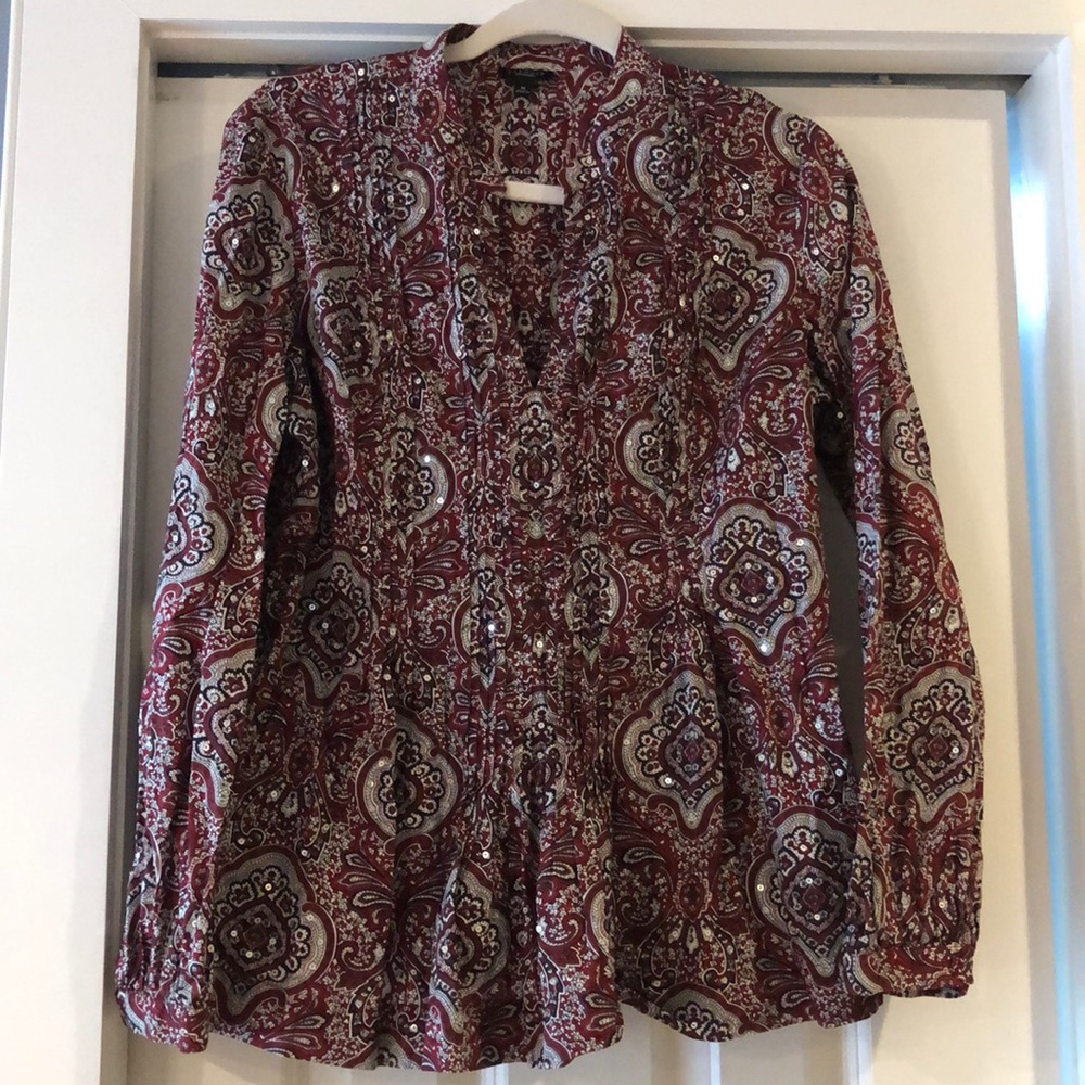 Long sleeve blouse